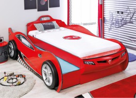 CARBED Кровать-машина Coupe с выдвижной кроватью Red 20.03.1306.00 в Выборге - vyborg.katalogmebeli.com | фото