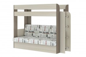 Дива Кровать 2-х ярусная с диванным блоком в Выборге - vyborg.katalogmebeli.com | фото