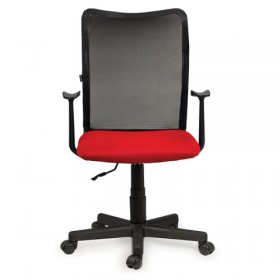 Кресло BRABIX Spring MG-307 (красно-черный) в Выборге - vyborg.katalogmebeli.com | фото 2