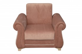 Кресло для отдыха "Порто" (велюр киви корица / микровельвет крем) в Выборге - vyborg.katalogmebeli.com | фото 8
