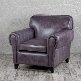 Кресло кожаное Элегант (Фиолетовый) в Выборге - vyborg.katalogmebeli.com | фото