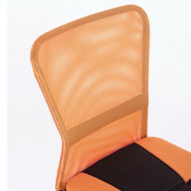 Кресло компактное BRABIX Smart MG-313 (черный, оранжевый) в Выборге - vyborg.katalogmebeli.com | фото 4