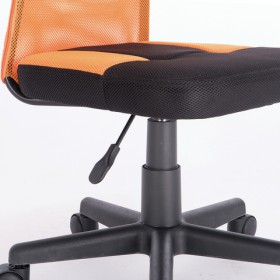 Кресло компактное BRABIX Smart MG-313 (черный, оранжевый) в Выборге - vyborg.katalogmebeli.com | фото 5