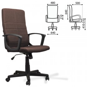 Кресло офисное BRABIX Focus EX-518 (коричневый) в Выборге - vyborg.katalogmebeli.com | фото