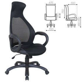 Кресло офисное BRABIX Genesis EX-517 (черное) в Выборге - vyborg.katalogmebeli.com | фото