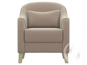 Кресло отдыха Комфорт-4 (бесцветный лак/CATANIA LATTE) в Выборге - vyborg.katalogmebeli.com | фото 2