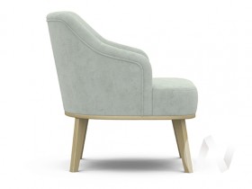 Кресло отдыха Комфорт-5 низкая спинка (бесцветный лак/FRESCA BRILLIANT) в Выборге - vyborg.katalogmebeli.com | фото 2