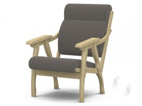 Кресло Вега-10 (бесцветный лак/ULTRA STONE) в Выборге - vyborg.katalogmebeli.com | фото 1