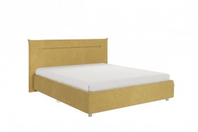 Кровать 1,6 Альба с основанием (Медовый велюр) в Выборге - vyborg.katalogmebeli.com | фото