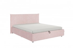 Кровать 1,6 Квест (Нежно-розовый велюр/под-мех) в Выборге - vyborg.katalogmebeli.com | фото