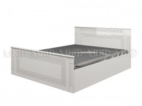 Кровать Афина-1 1,4 м (Белый/Белый глянец) в Выборге - vyborg.katalogmebeli.com | фото