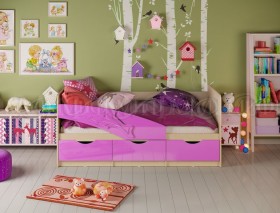 Кровать детская 1,8м Дельфин (Сиреневый металлик) в Выборге - vyborg.katalogmebeli.com | фото