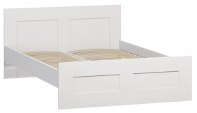 Кровать двухспальная Сириус 1600мм белый в Выборге - vyborg.katalogmebeli.com | фото