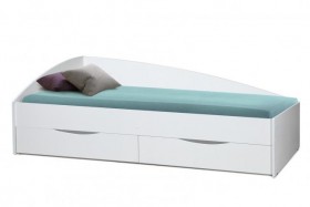 Кровать одинарная "Фея-3" (асимм.) (1900х800) в Выборге - vyborg.katalogmebeli.com | фото