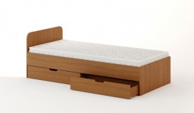 Кровать с ящиками 900 (Бук темный) в Выборге - vyborg.katalogmebeli.com | фото
