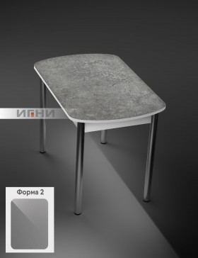 Кухонный стол 1100*700/400 ф 2 Пластик, урбан серый в Выборге - vyborg.katalogmebeli.com | фото