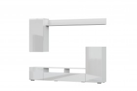 Мебель для гостиной МГС 4 (Белый/Белый глянец) в Выборге - vyborg.katalogmebeli.com | фото 7