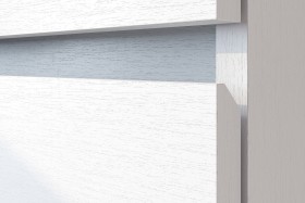 Модульная система "Токио" Тумба прикроватная Белый текстурный / Белый текстурный в Выборге - vyborg.katalogmebeli.com | фото 4