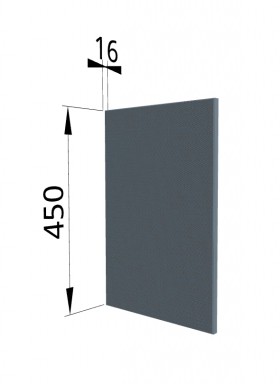 Панель торцевая (для шкафа горизонтального высокого) ВПГ Квадро (Лунный свет) в Выборге - vyborg.katalogmebeli.com | фото