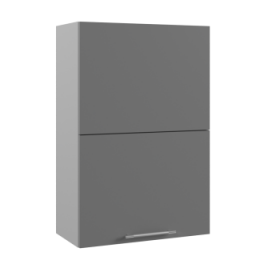 Ройс ПГПМ 600 Шкаф верхний Blum Aventos HF (Графит софт/корпус Серый) в Выборге - vyborg.katalogmebeli.com | фото
