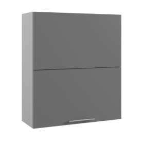 Ройс ПГПМ 800 Шкаф верхний Blum Aventos HF (Графит софт/корпус Серый) в Выборге - vyborg.katalogmebeli.com | фото