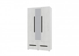 Шкаф 3-х створчатый с ящиками и зеркалом Вега (Прованс) в Выборге - vyborg.katalogmebeli.com | фото