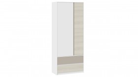 Шкаф для одежды комбинированный «Сканди» Дуб Гарден/Белый/Глиняный серый в Выборге - vyborg.katalogmebeli.com | фото
