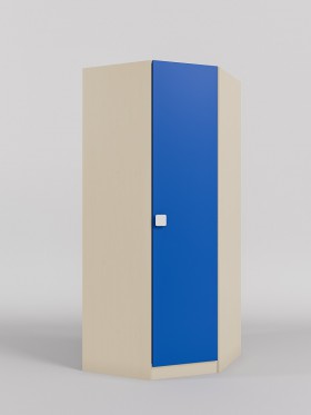 Шкаф угловой (угловая секция) Скай (Синий/корпус Клен) в Выборге - vyborg.katalogmebeli.com | фото